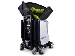 Sportbot padel ball machine, rear view